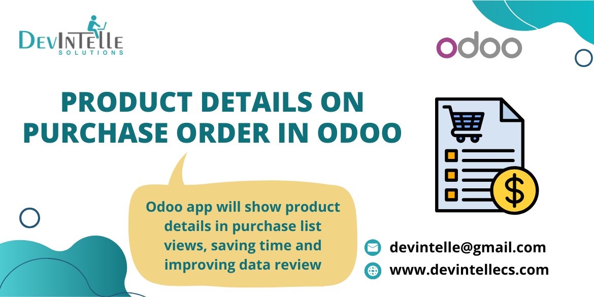 Product Details on Purchase Order in Odoo