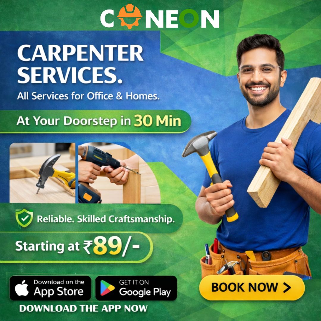 Carpenter Service in Gurgaon – Book Carpenter in Gurgaon via CONEON App