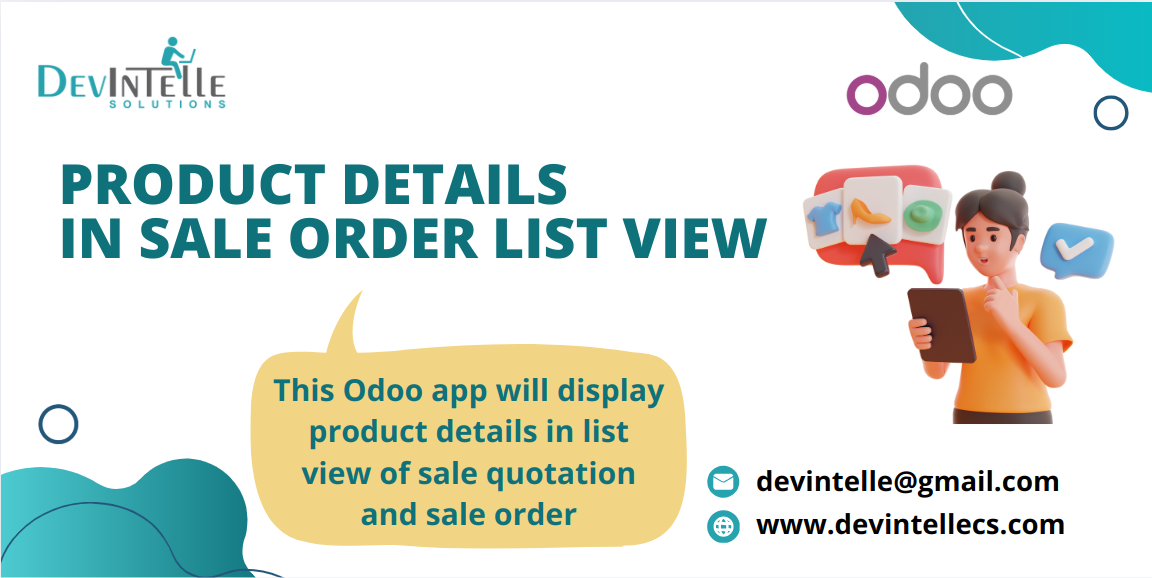 Product Details Sale List View in Odoo