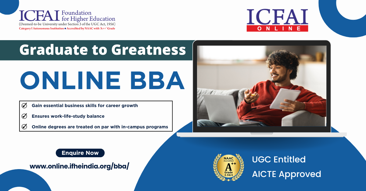ICFAI Online BBA: Build a Strong Foundation for a Successful Career