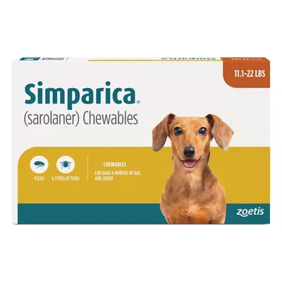 Monthly Flea & Tick Protection – Simparica for Dogs