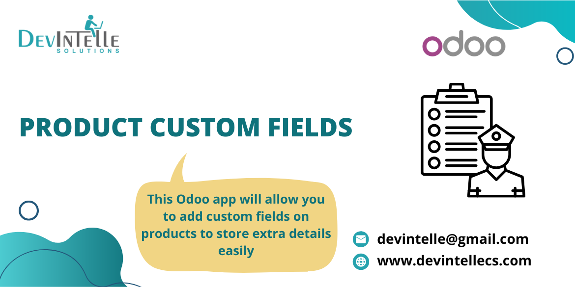 Product Custom Fields in Odoo