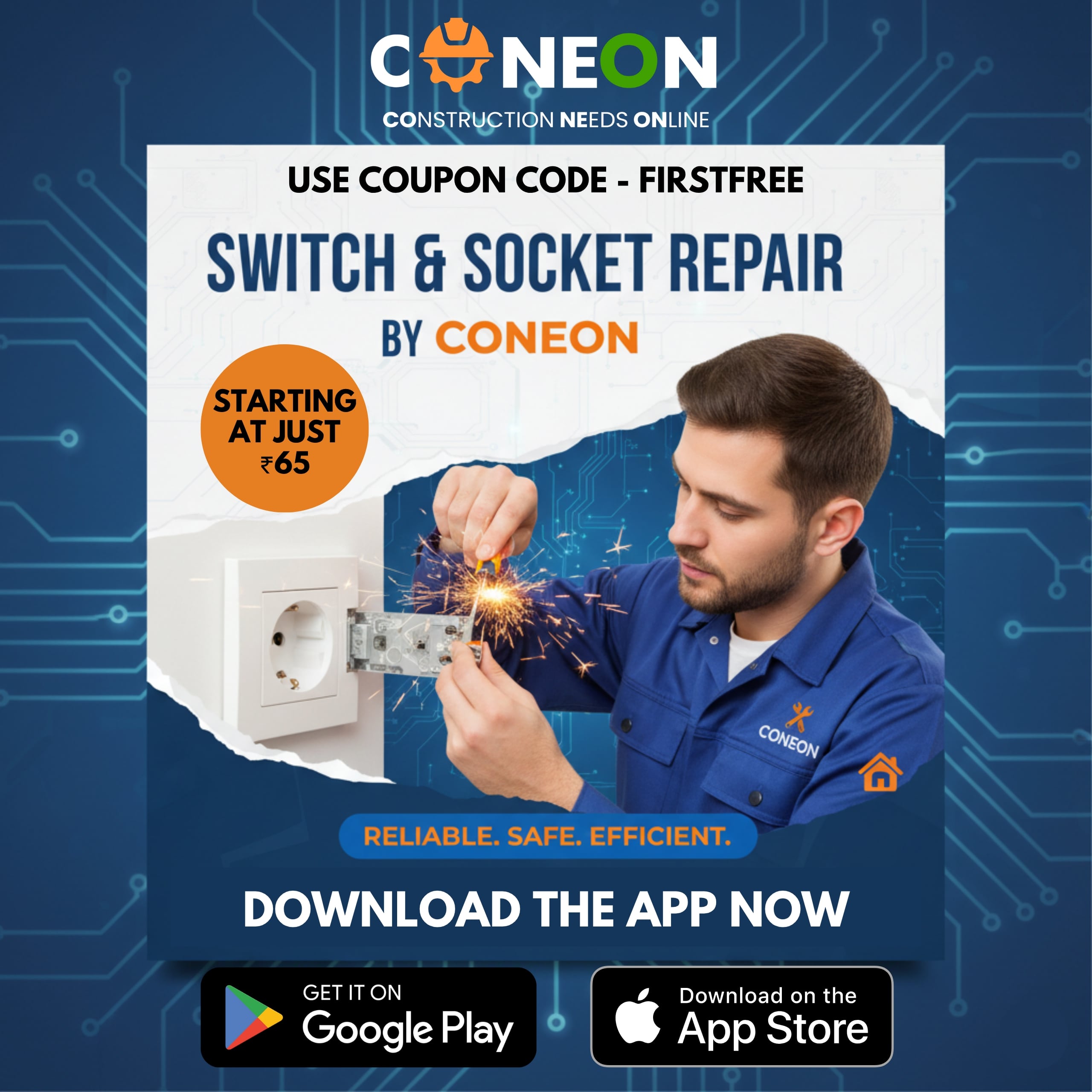 CONEON – Best Electrician Service in Gurgaon | Trusted Experts for All Electrical Needs