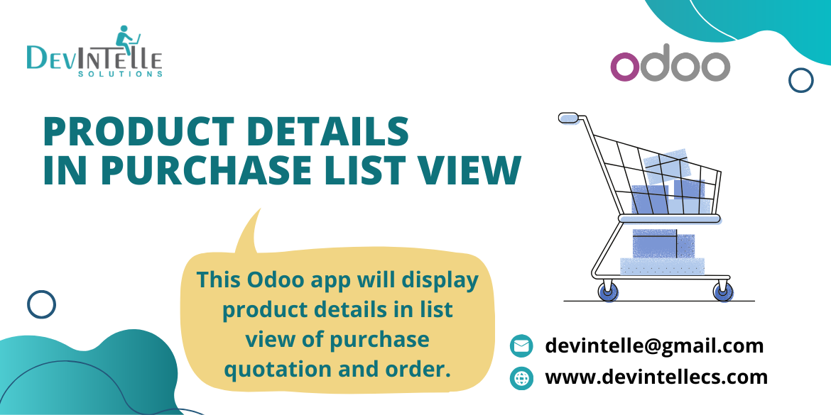 Product Details Purchase List View in Odoo