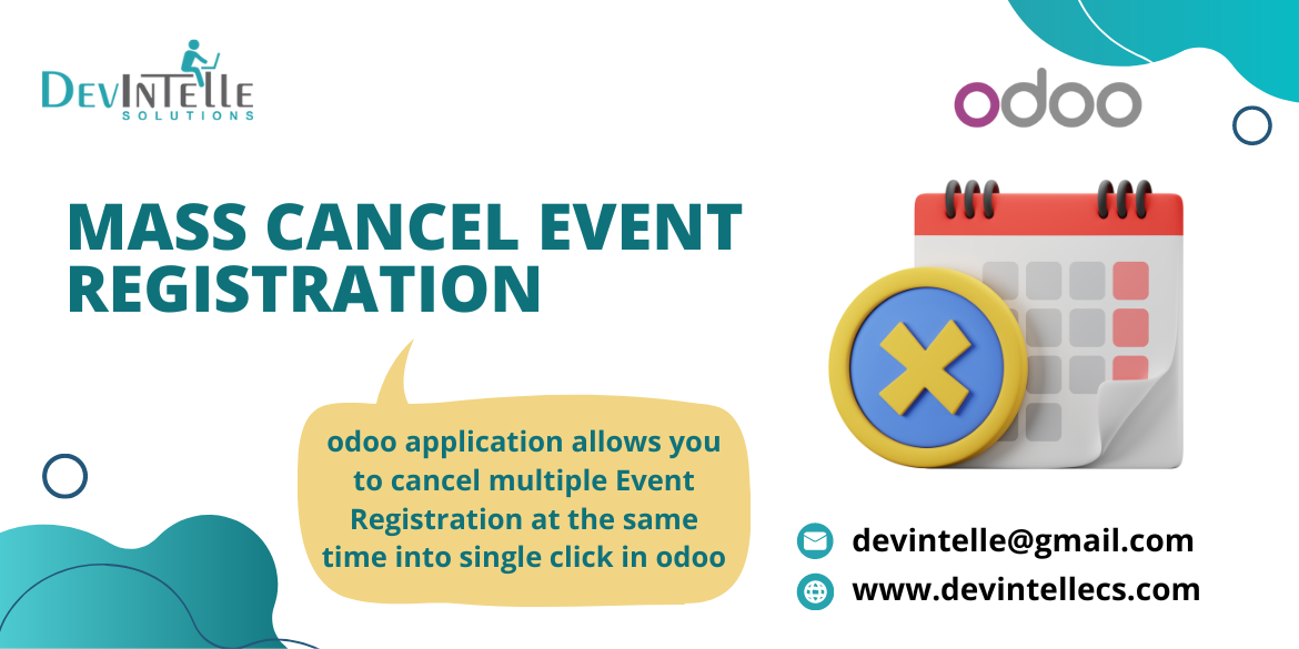 Mass Cancel Event Registration in Odoo