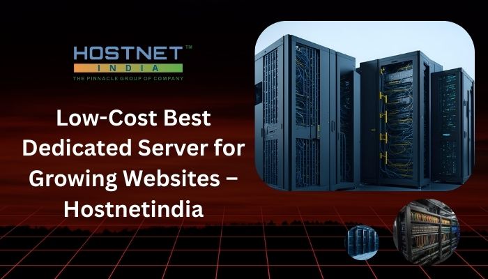Low-Cost Best Dedicated Server for Growing Websites – Hostnetindia