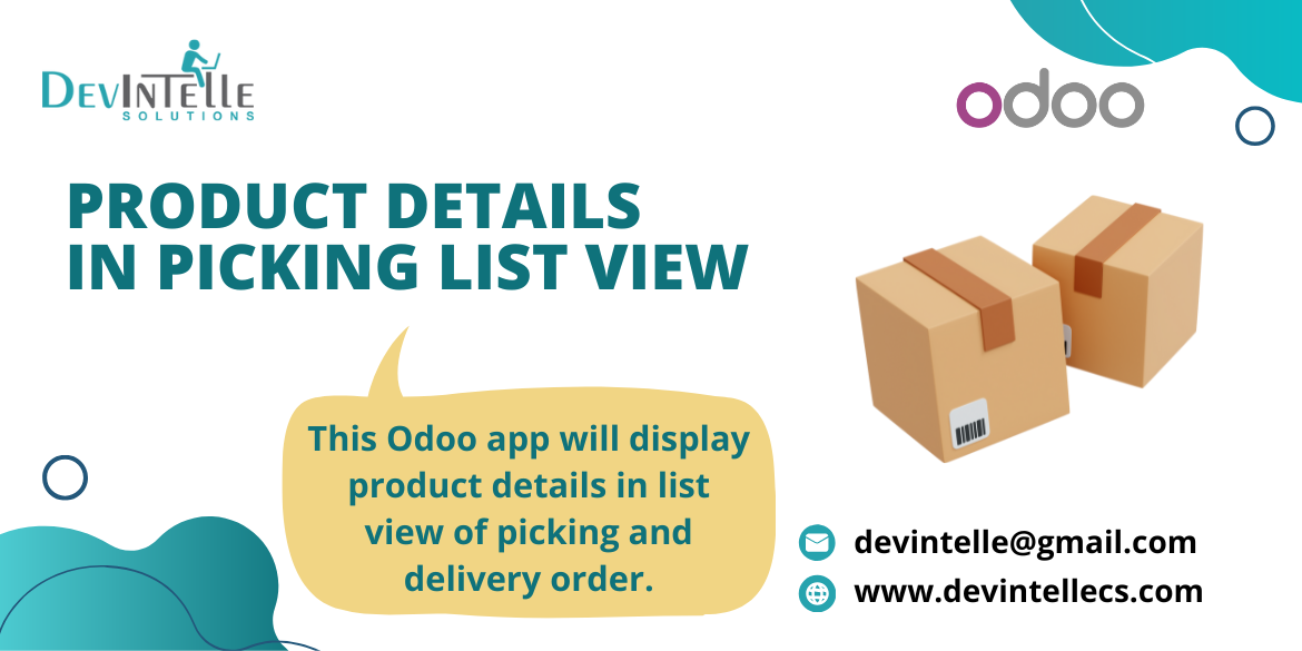 Product Details Picking List View in Odoo