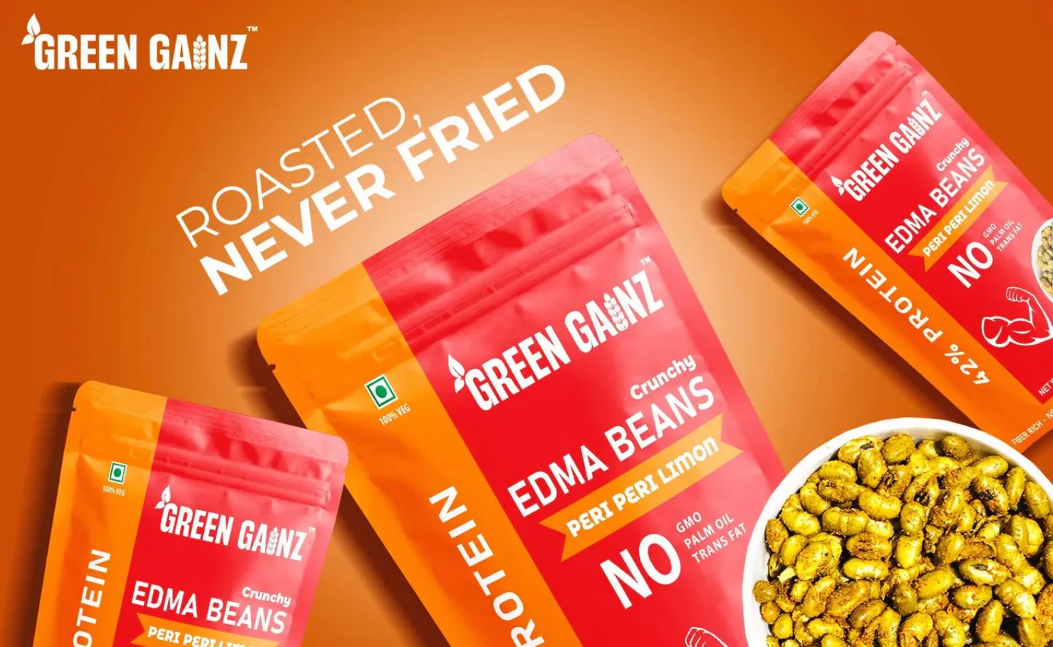 High-Protein Spicy Edamame Snack