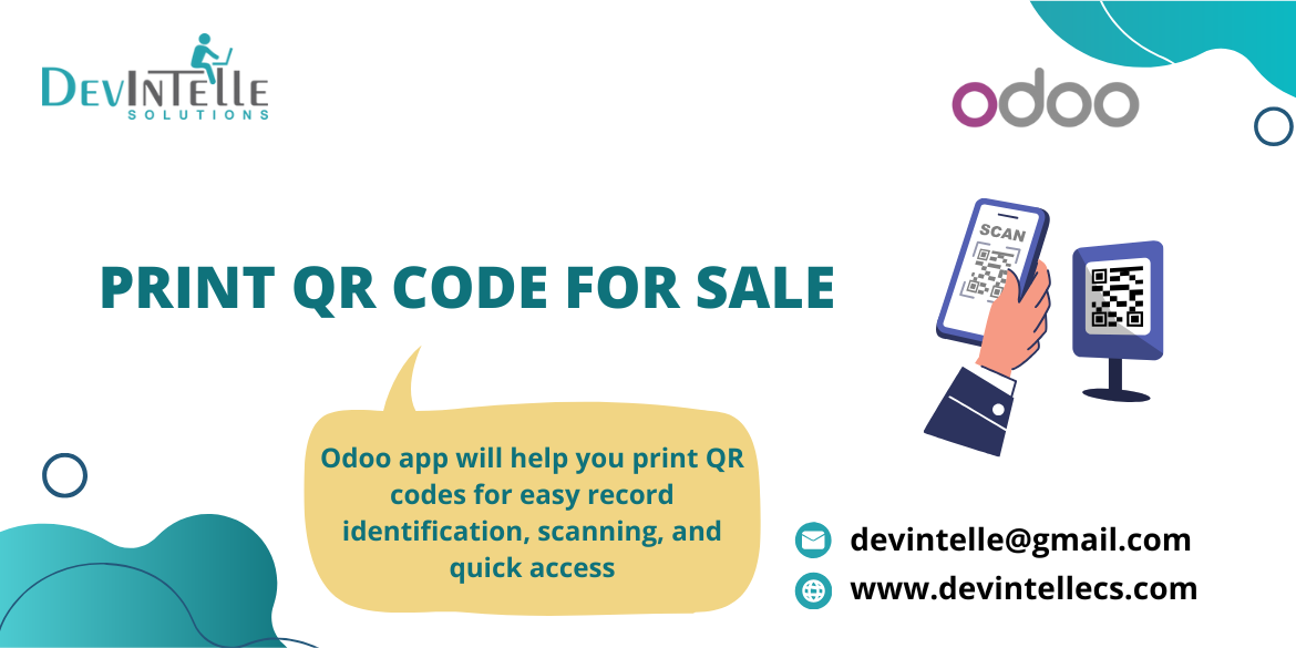 Print QR Codes for Sale, Purchase, MRP & Invoices in Odoo