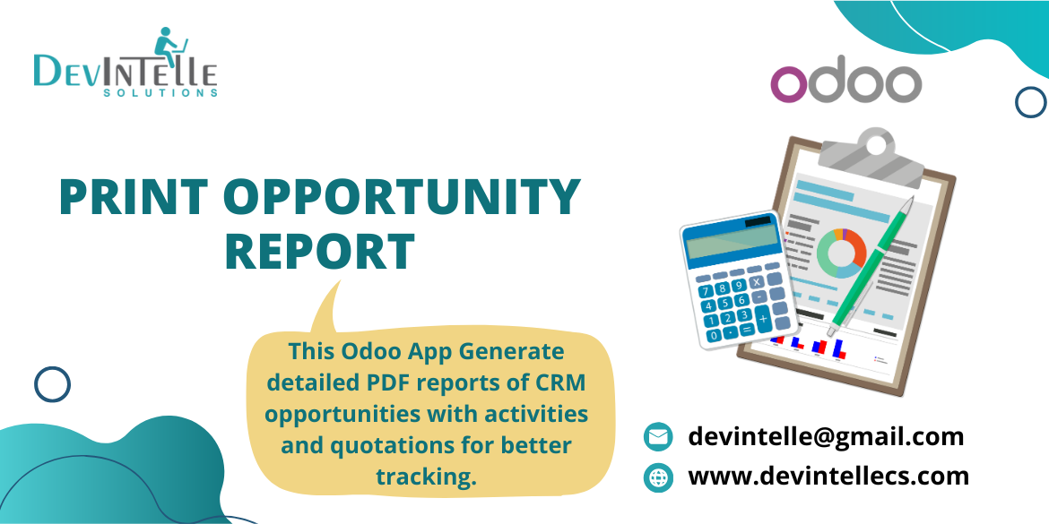 Print Opportunity Report in Odoo