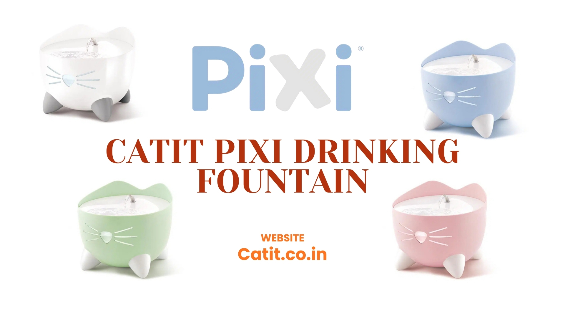 Catit PIXI Fountain–Smart, Stylish Hydration for Your Cat