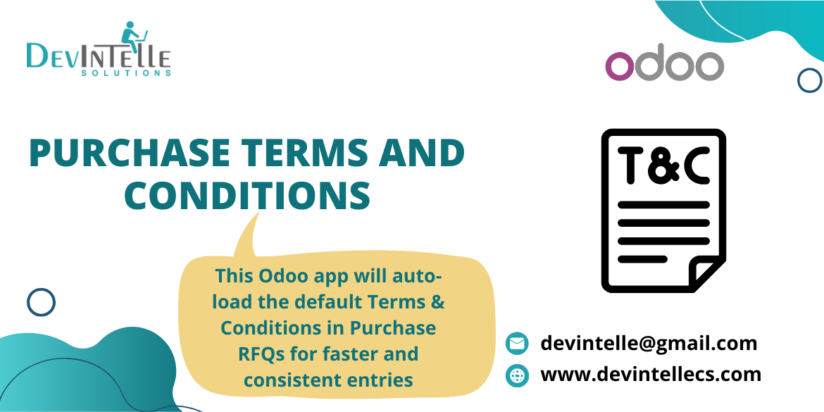 Purchase Terms and Conditions in Odoo