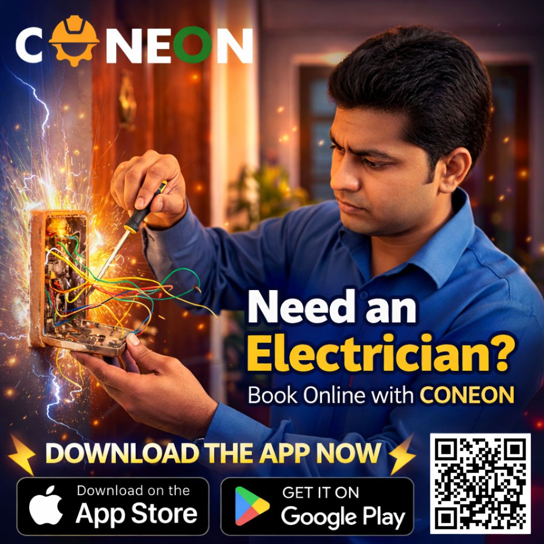 Instant Electrician Service Near Me – Expert Electrician in Gurgaon by CONEON
