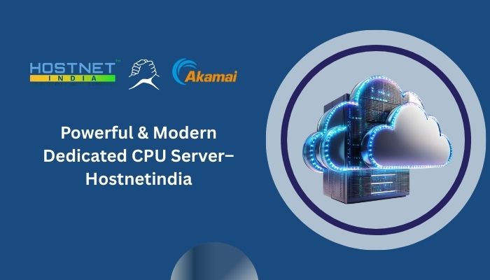 Powerful & Modern Dedicated CPU Server– Hostnetindia
