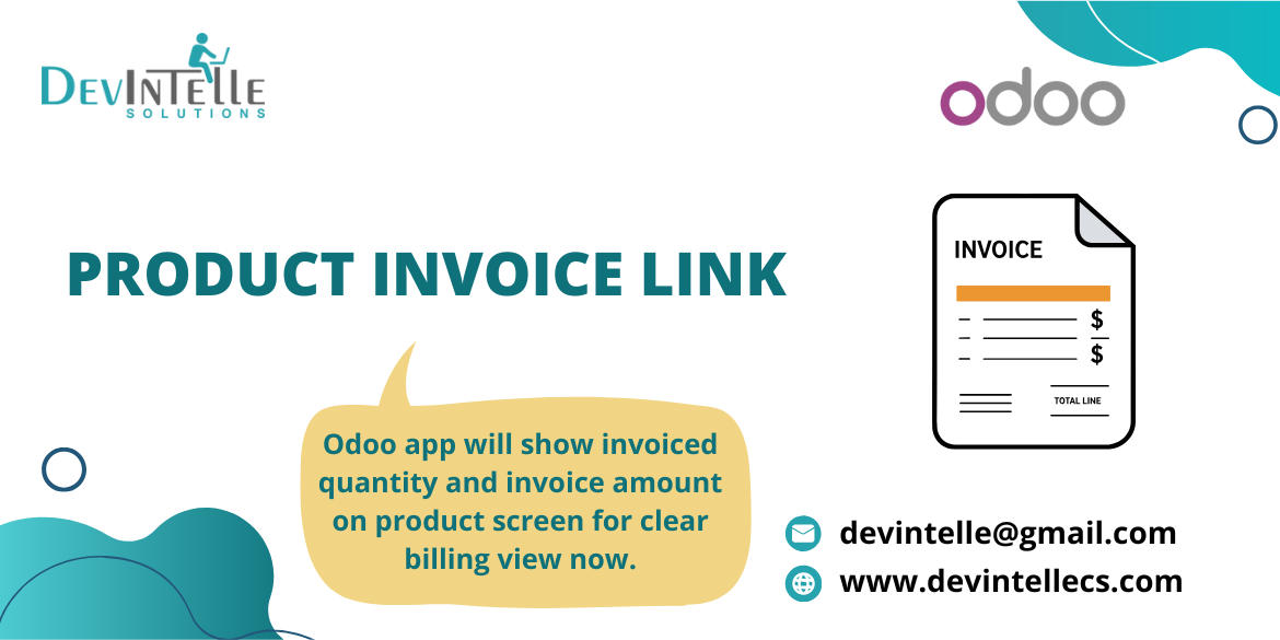 Product Invoice Link in Odoo