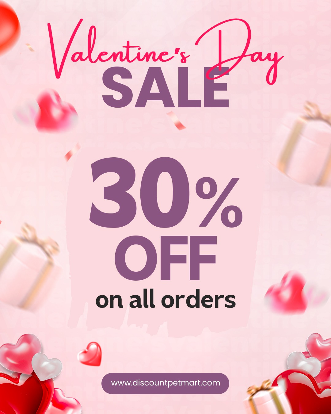 Valentine’s Day Sale – Special Savings at Discount Pet Mart